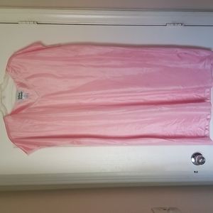 Pink satin nightgown Size 1X